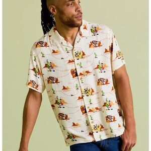 Disney A Goofy Movie Box Lunch Exclusive Button Up Shirt Mens Size XXL Summer